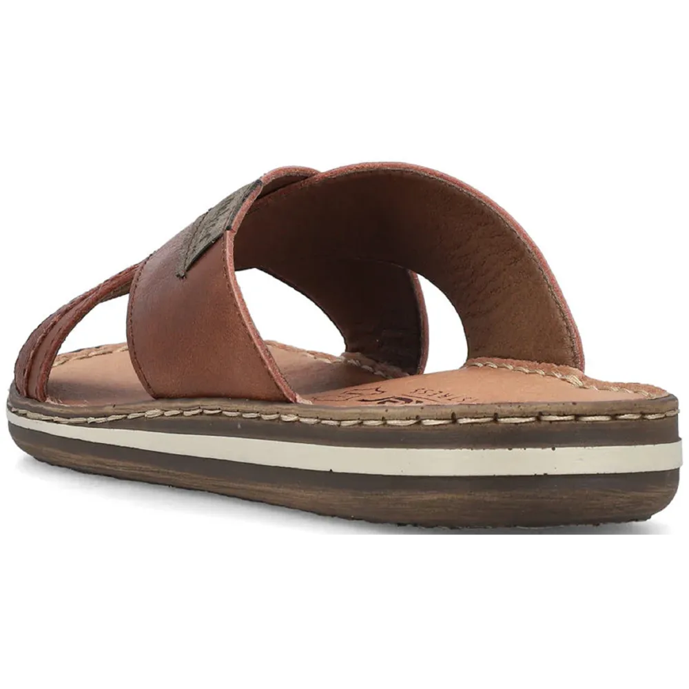 Rieker 21082-24 (Bendy) Amaretto Sandals