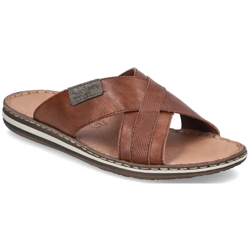 Rieker 21082-24 (Bendy) Amaretto Sandals