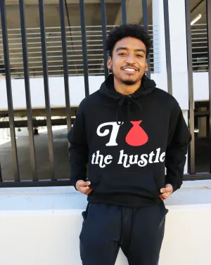 RISKY REWARDS “I LOVE THE HUSTLE” PULLOVER HOODIE