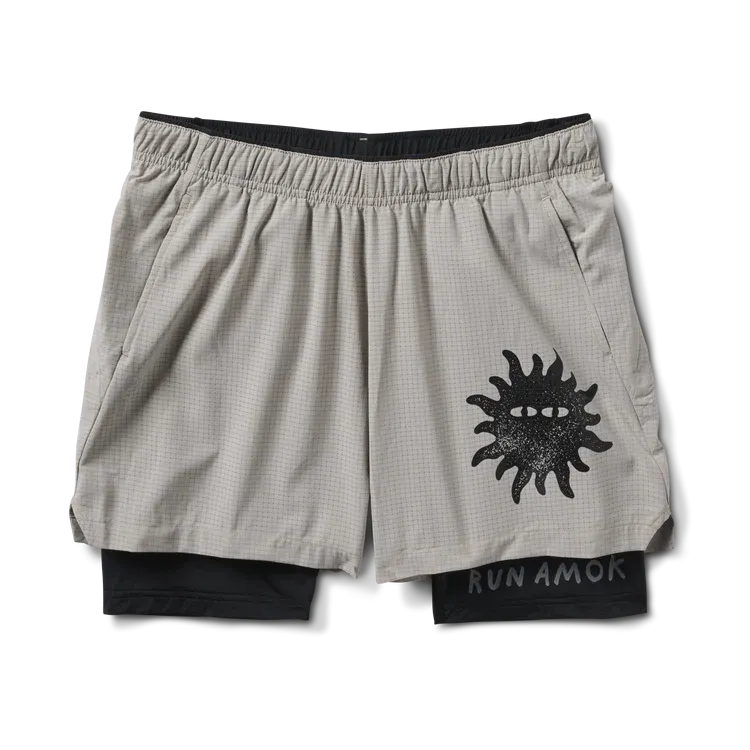 Roark Men's Bommer 3.5" Shorts - Ghost Grey