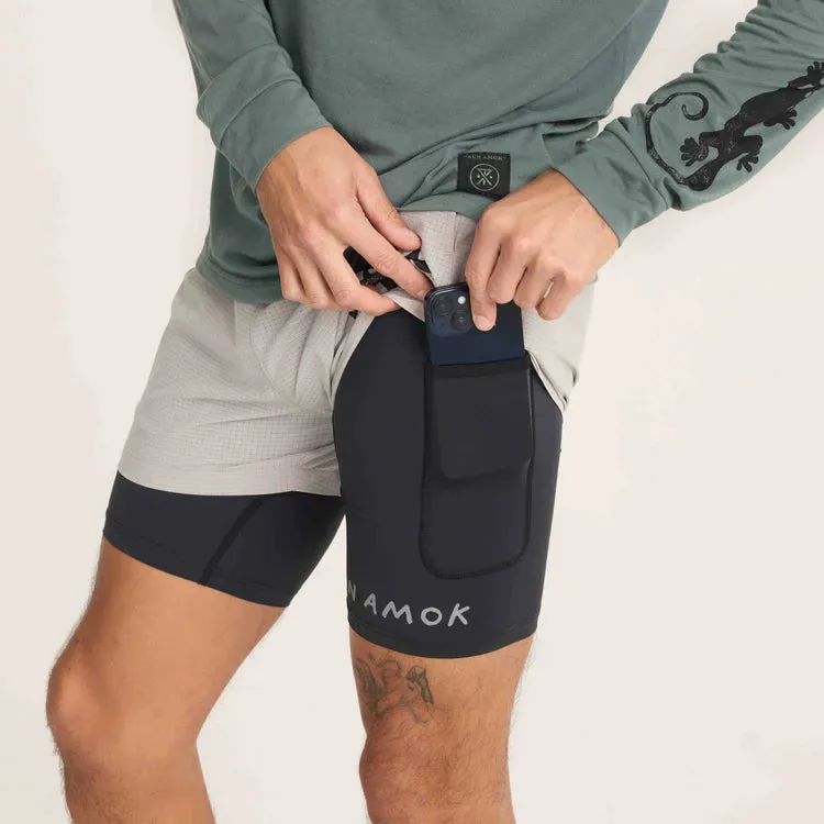 Roark Men's Bommer 3.5" Shorts - Ghost Grey