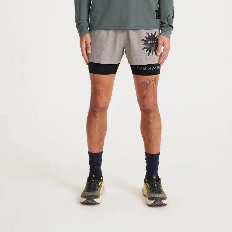 Roark Men's Bommer 3.5" Shorts - Ghost Grey