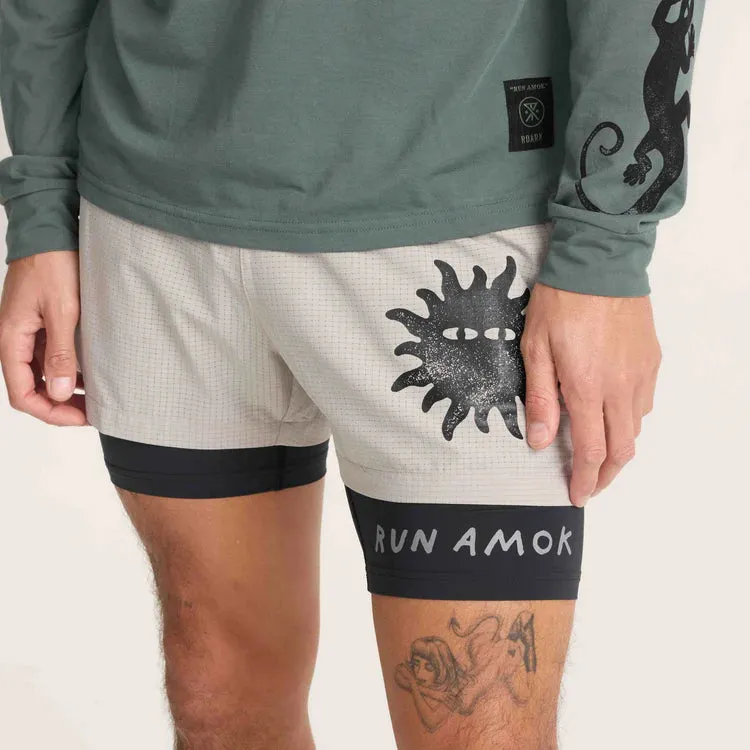 Roark Men's Bommer 3.5" Shorts - Ghost Grey