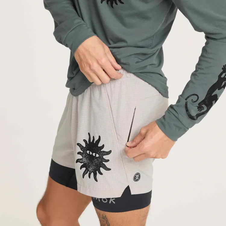 Roark Men's Bommer 3.5" Shorts - Ghost Grey