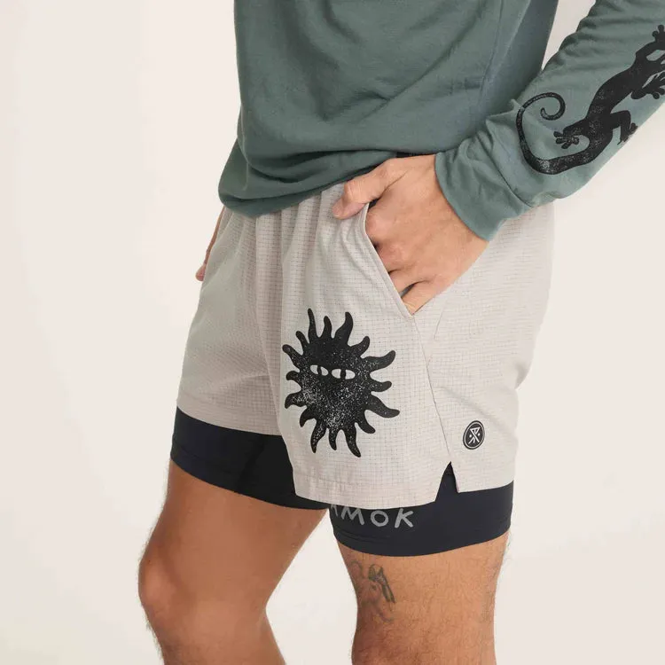 Roark Men's Bommer 3.5" Shorts - Ghost Grey