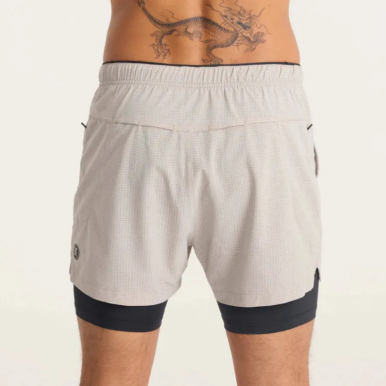 Roark Men's Bommer 3.5" Shorts - Ghost Grey