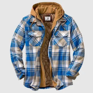 RuggedWear™ | Men's Casual Lumberjack Jacket | Durable Cotton, Warm Insulation & Functional Pockets