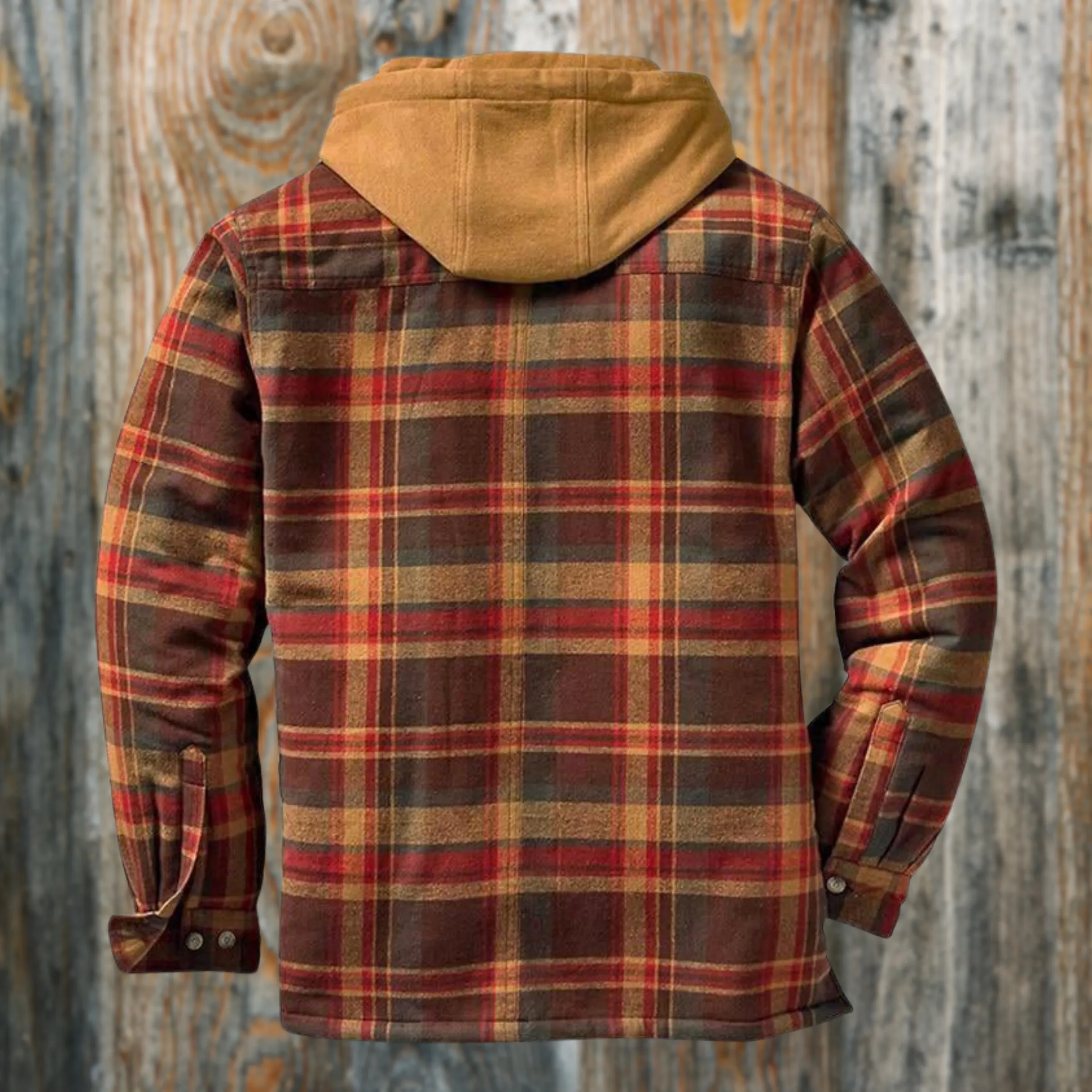 RuggedWear™ | Men's Casual Lumberjack Jacket | Durable Cotton, Warm Insulation & Functional Pockets