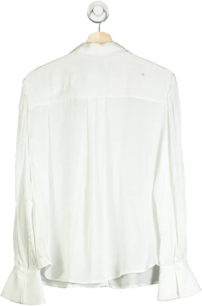 Self-Portrait White Embellished Blouse UK 8