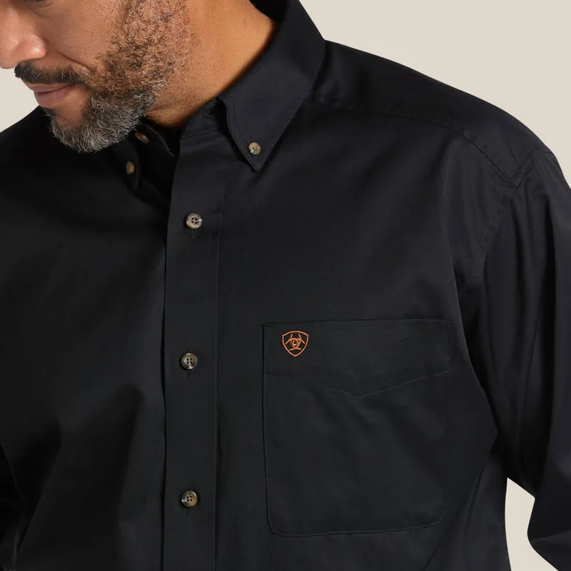 SHIRT ARIAT BLK SOLID