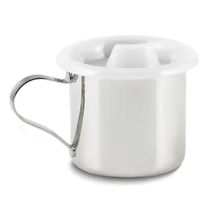 Silver-plated Baby Cup With Sipper Lid Silver Solid Formal