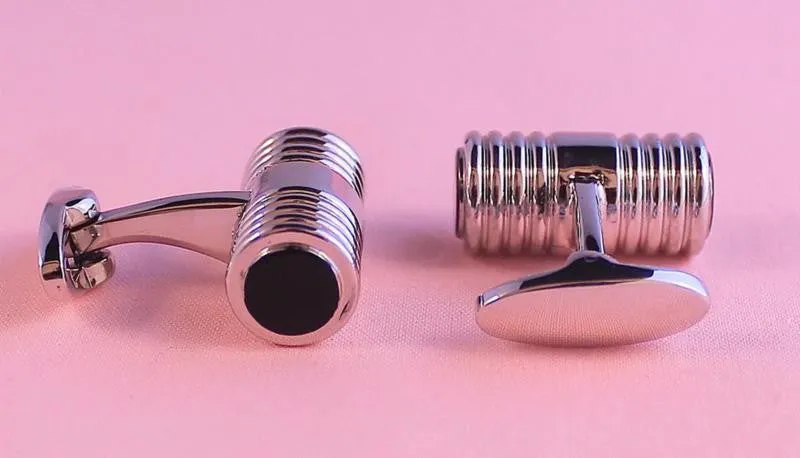 Silver Tin Cufflinks