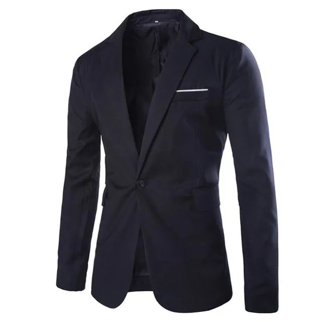 Simple Design Men's Blazer