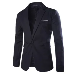 Simple Design Men's Blazer