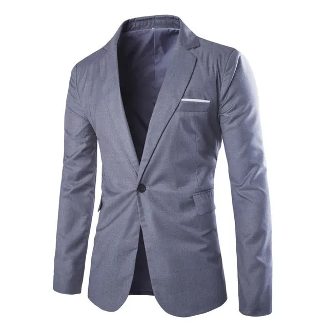 Simple Design Men's Blazer