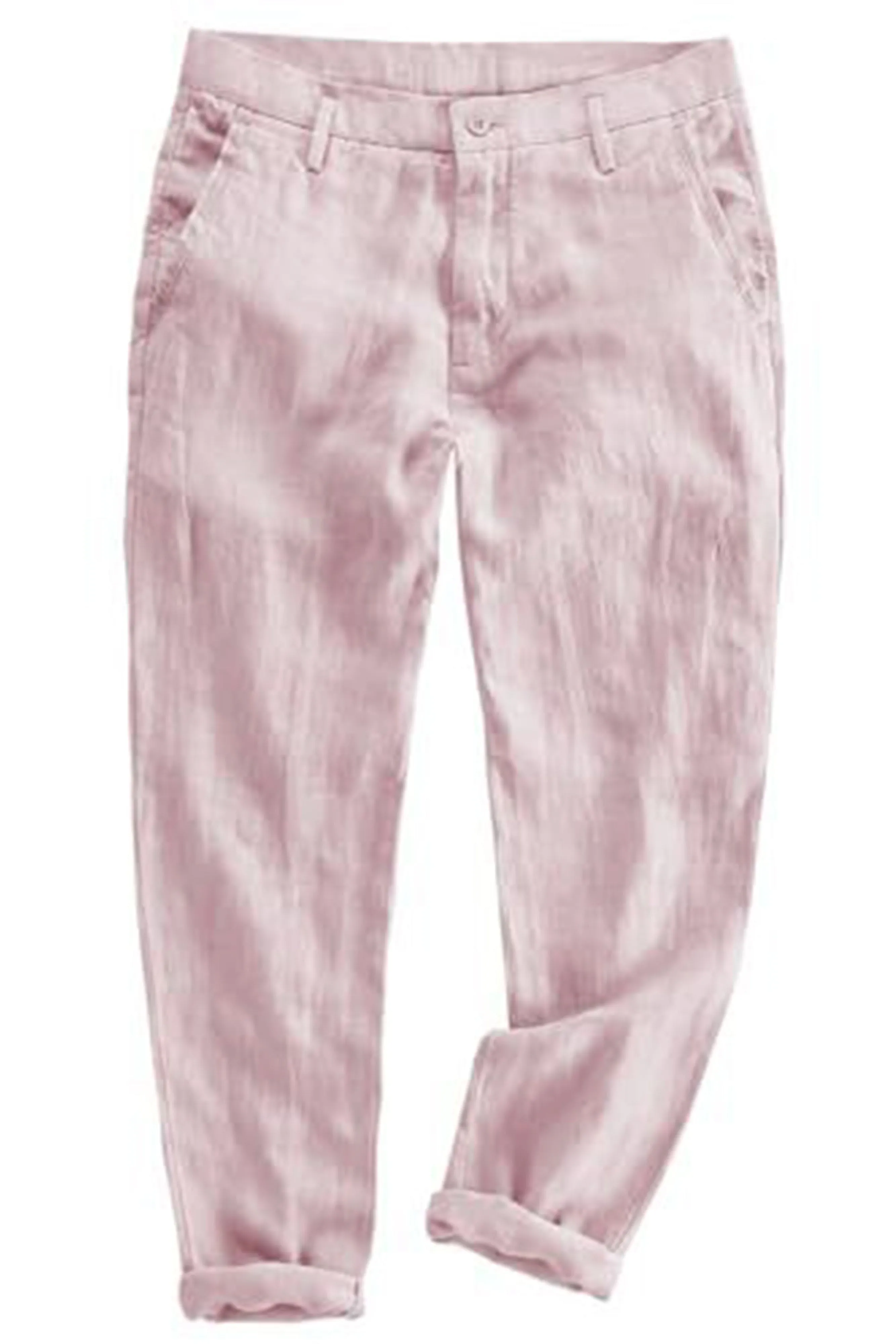 Simple Elastic Waist Loose Casual Men's Lightweight Pants