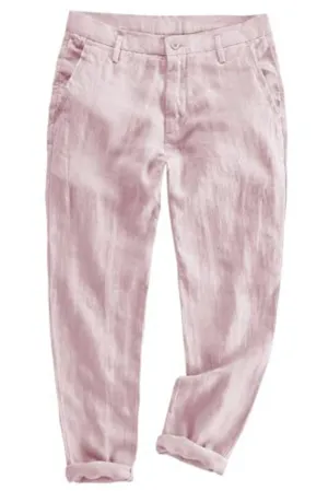Simple Elastic Waist Loose Casual Men's Lightweight Pants