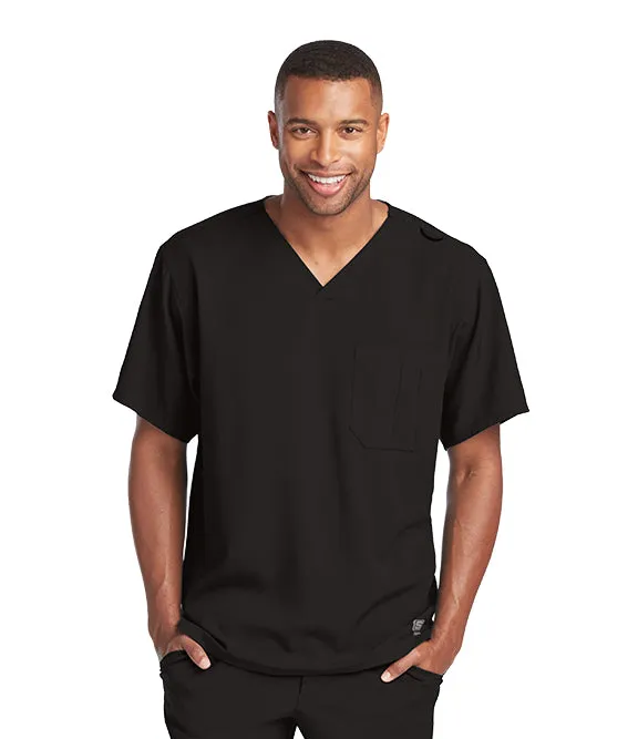 SKECHERS MEN'S 1PKT STRUCTURE CROSSOVER V-NECK