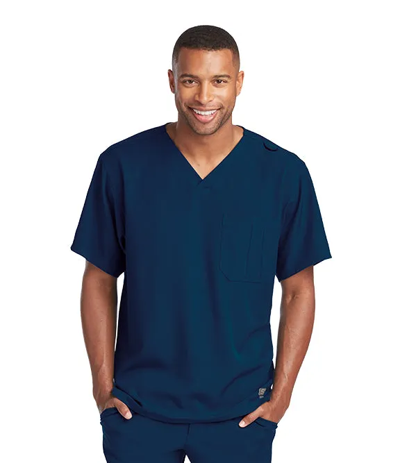 SKECHERS MEN'S 1PKT STRUCTURE CROSSOVER V-NECK