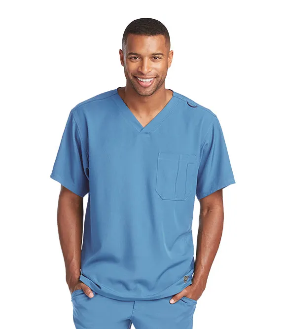 SKECHERS MEN'S 1PKT STRUCTURE CROSSOVER V-NECK