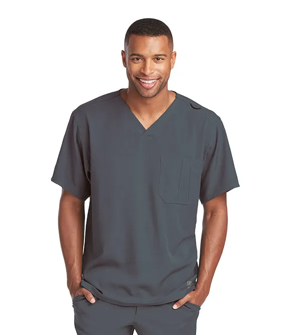 SKECHERS MEN'S 1PKT STRUCTURE CROSSOVER V-NECK