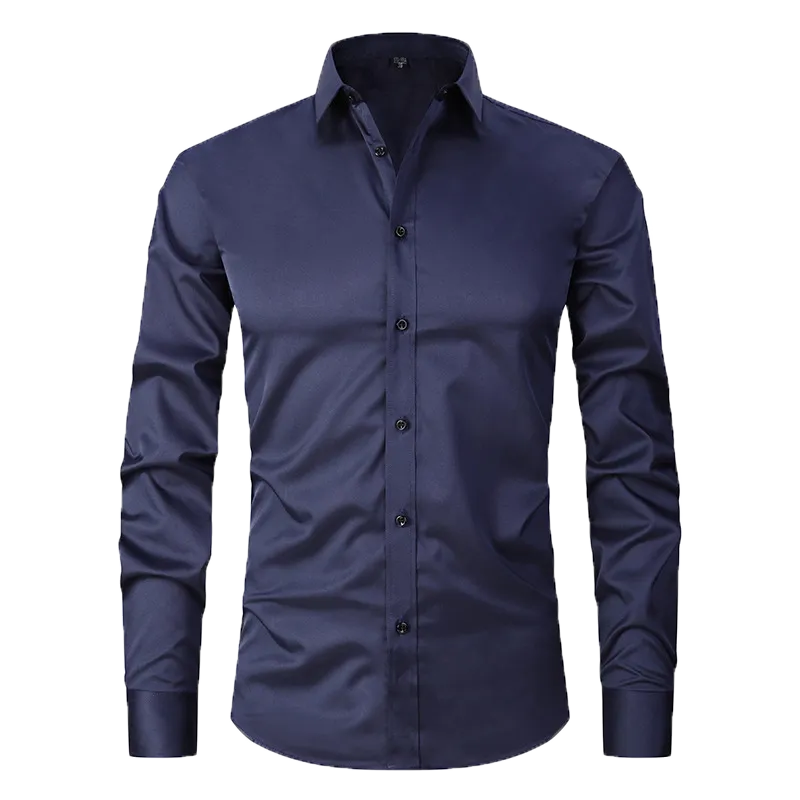 slim fit simple shirt-D190 | Inspanda
