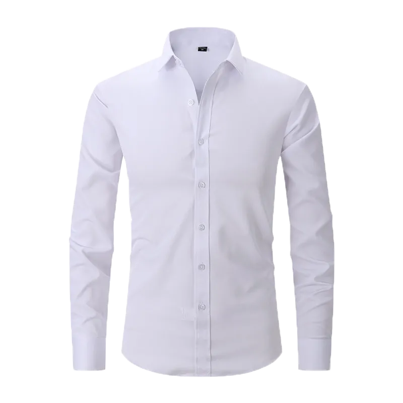 slim fit simple shirt-D190 | Inspanda