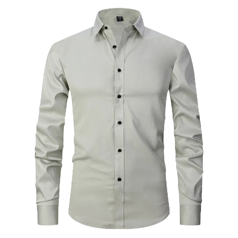 slim fit simple shirt-D190 | Inspanda