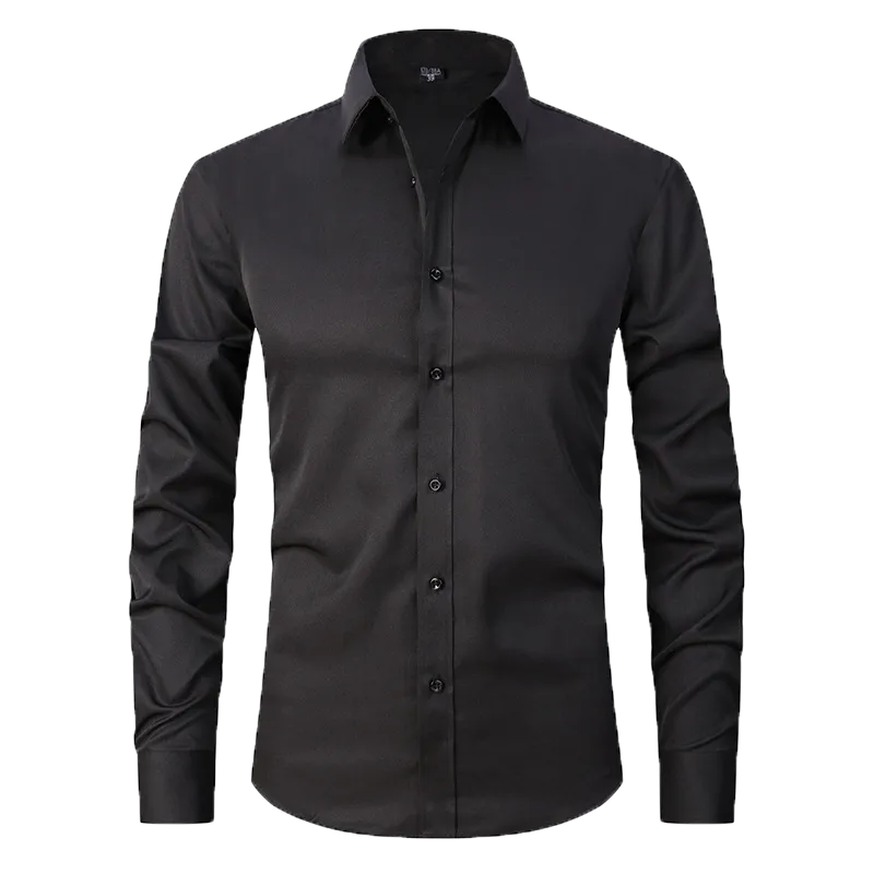 slim fit simple shirt-D190 | Inspanda