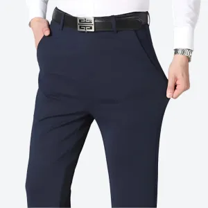 Stretchy Slim-Fit Formal Dress Pants