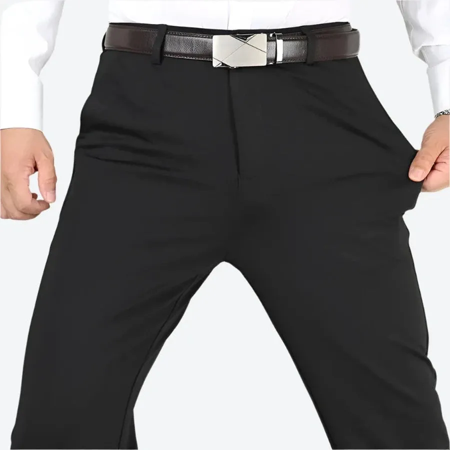 Stretchy Slim-Fit Formal Dress Pants