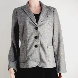 𝅺TALBOTS Petite Wool Blend Warm Career Wear Blazer Sz 12P