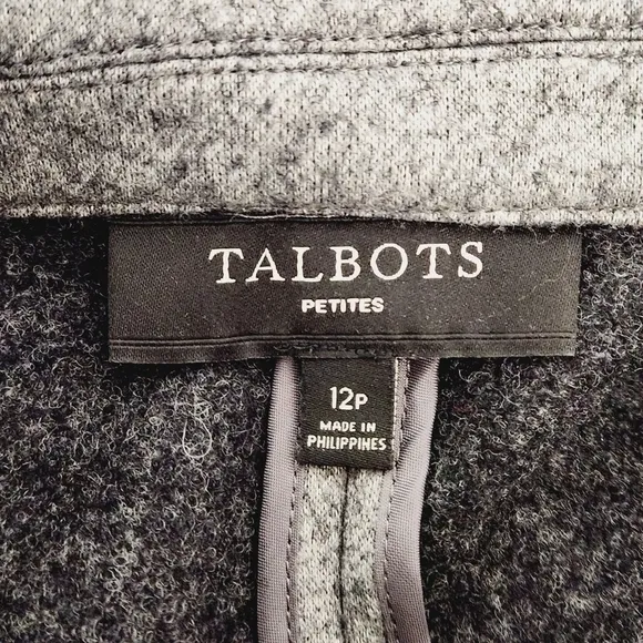 𝅺TALBOTS Petite Wool Blend Warm Career Wear Blazer Sz 12P
