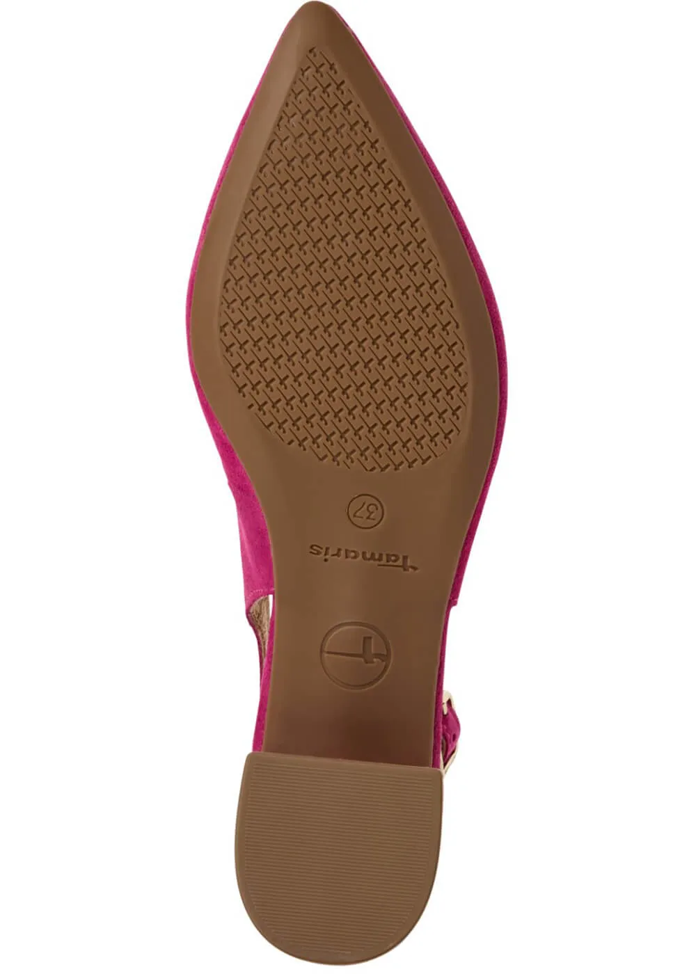 Tamaris Kaylee Slingback Leather Pumps Pink