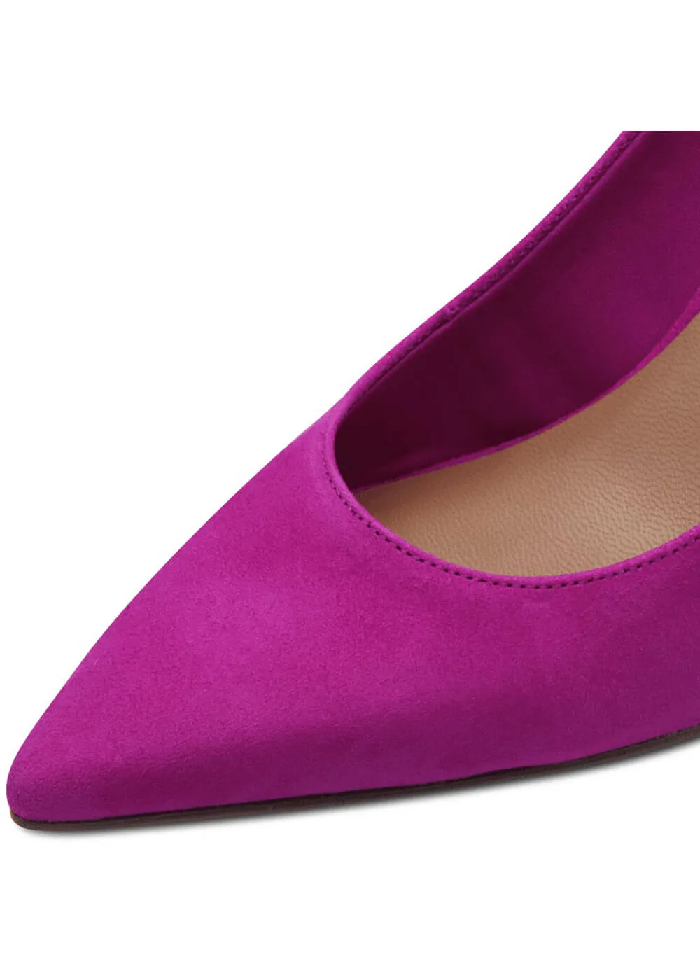 Tamaris Miranda Leather Slingback Pumps Dark Pink