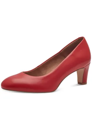 Tamaris Ruby 50's Leren Pumps Red