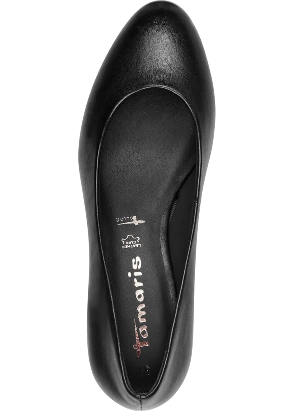 Tamaris Sylvie Leather 50's Pumps Black