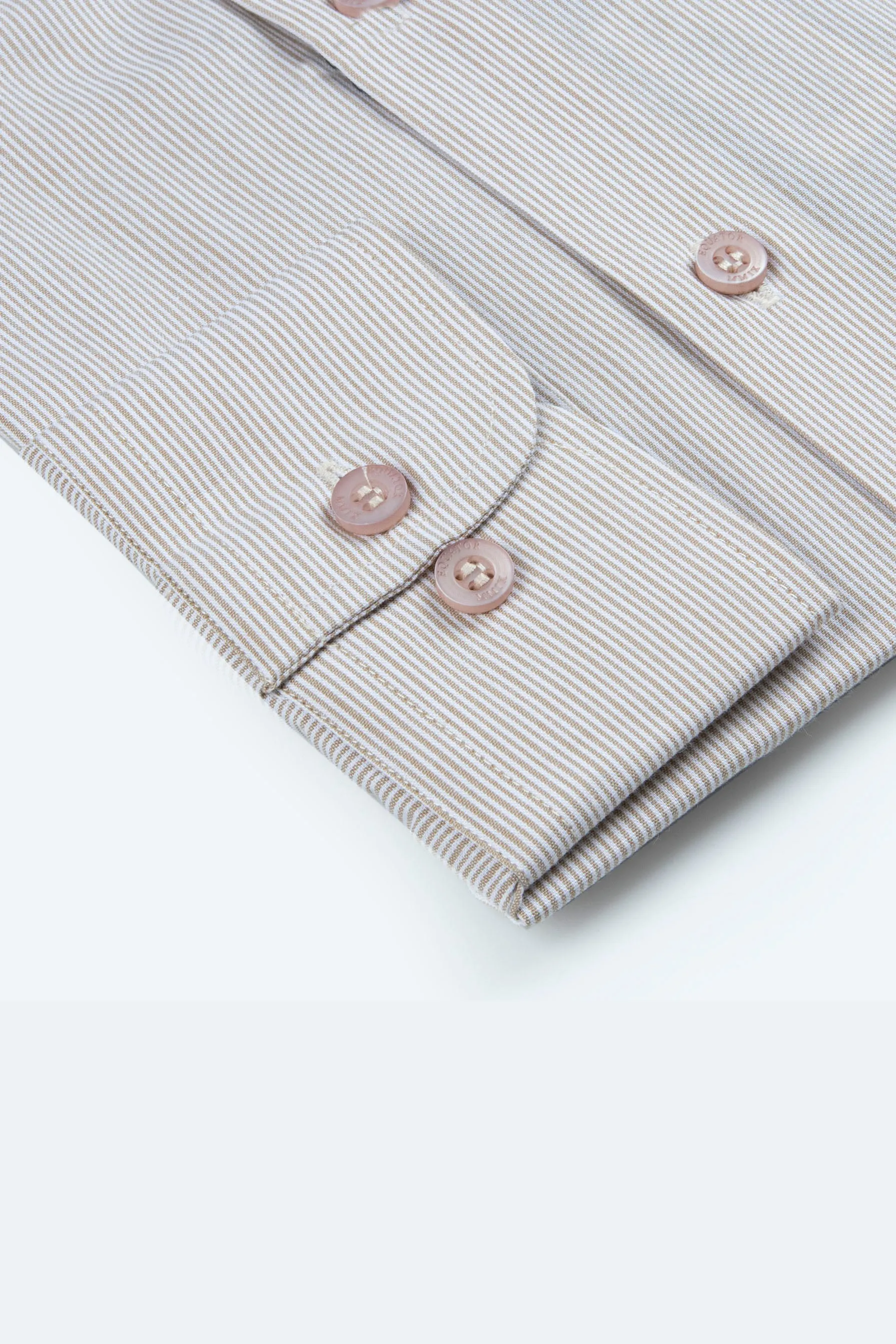 Taupe Lined Formal Shirt
