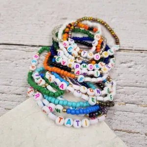 Taylor Swift Declaration of Love Seed Bead Bracelet Set
