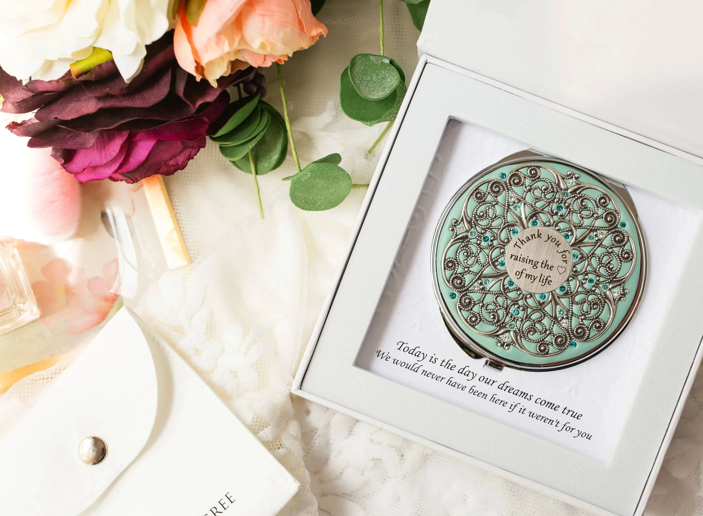 Thank you for Raising the Love of my Life Compact Mirror