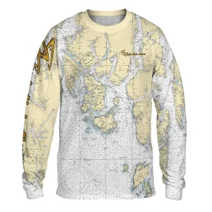 The CAC Casual Chart Ketchikan Logo Long Sleeve Tee