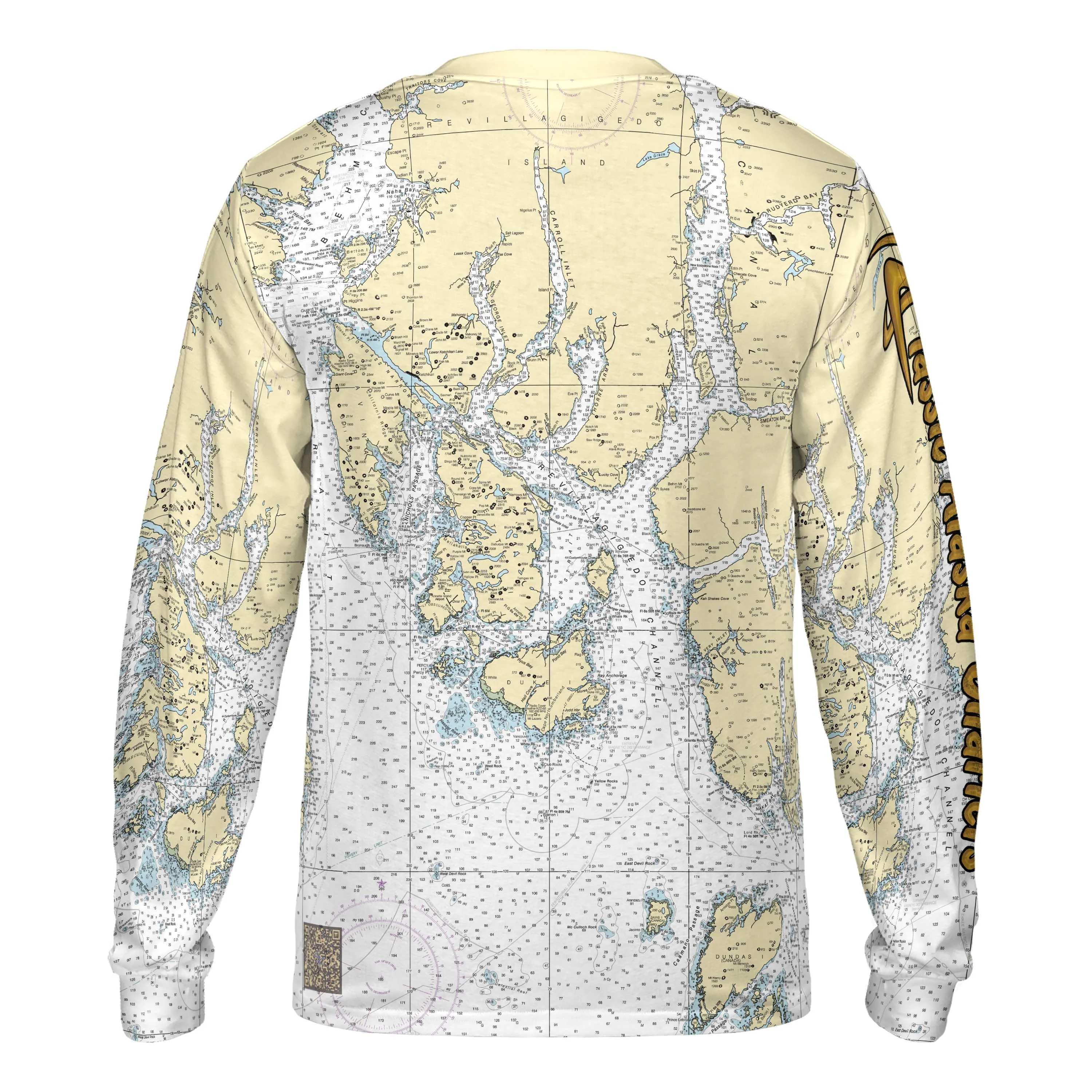 The CAC Casual Chart Ketchikan Logo Long Sleeve Tee