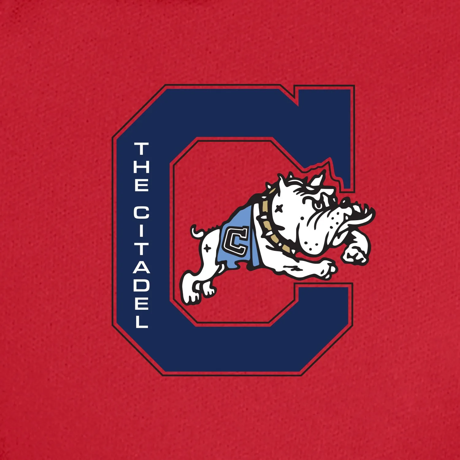 The Citadel, Block C Jumping Bulldog UV Micro-Mesh Tipped Polo Shirt