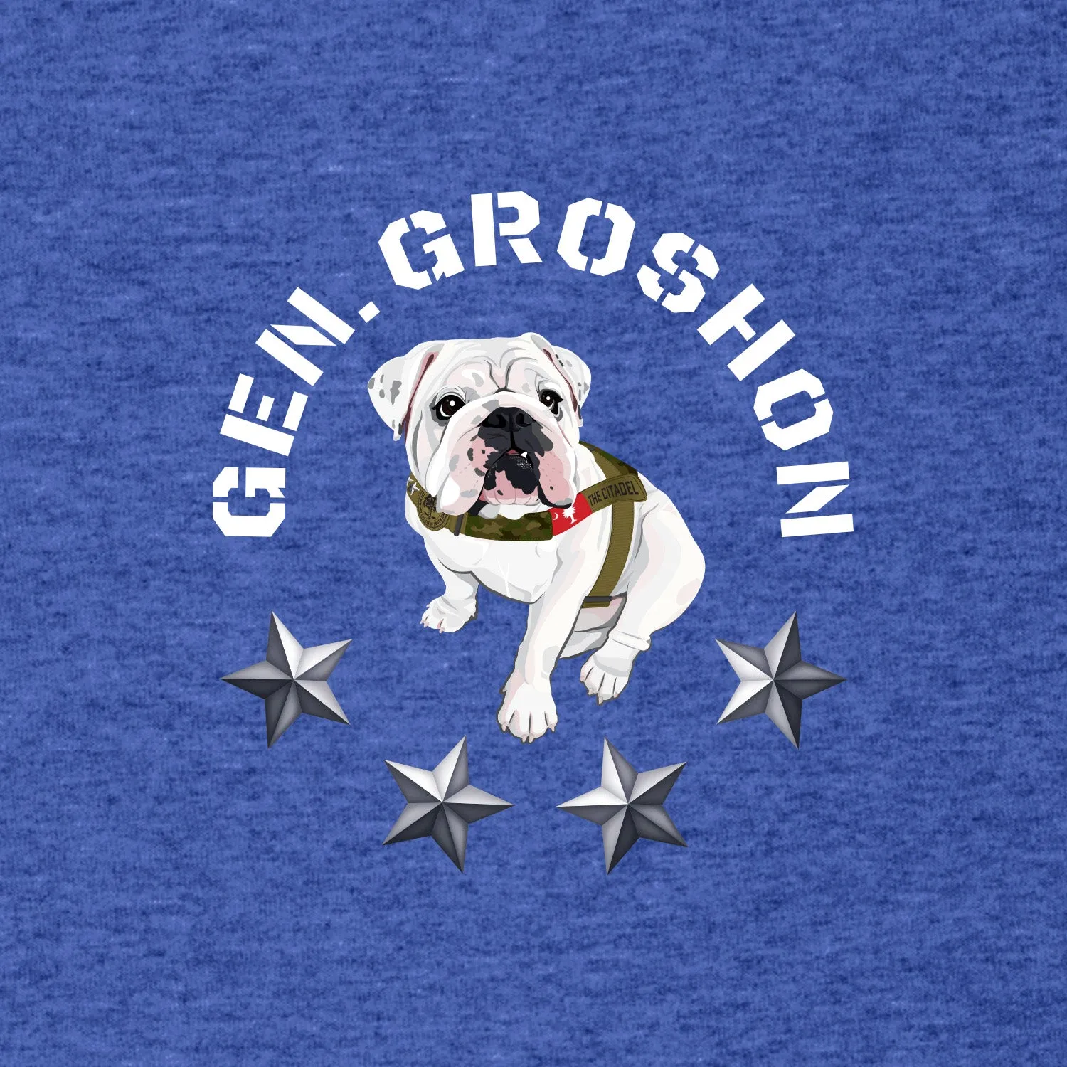 The Citadel, General Groshon, Ringer Style Tee Shirt