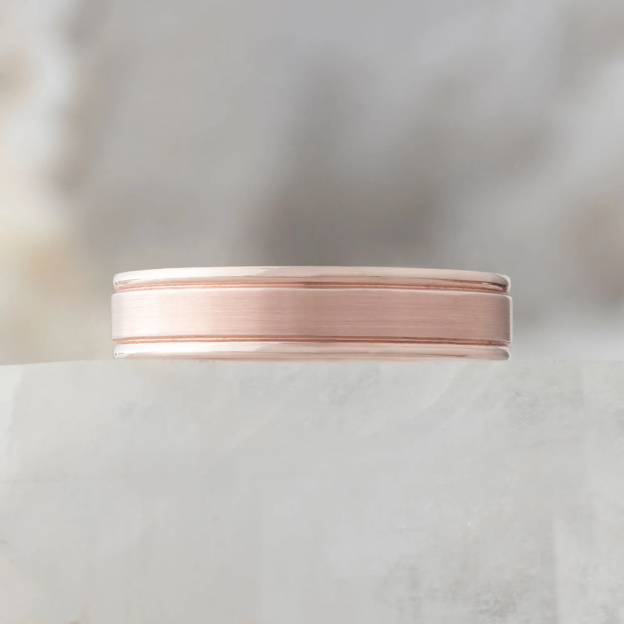 The Classic Men's Wedding Band | 14K Rose Gold