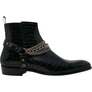 The Maldonado Boot in Embossed Croc Leather