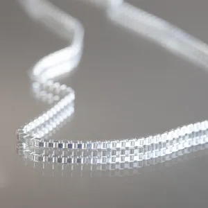 The Men's Box Chain Necklace | Sterling Silver