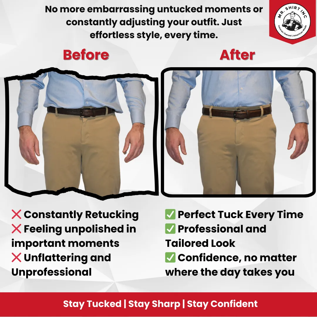 The Mr. Shirt Stirrup Shirt Stay