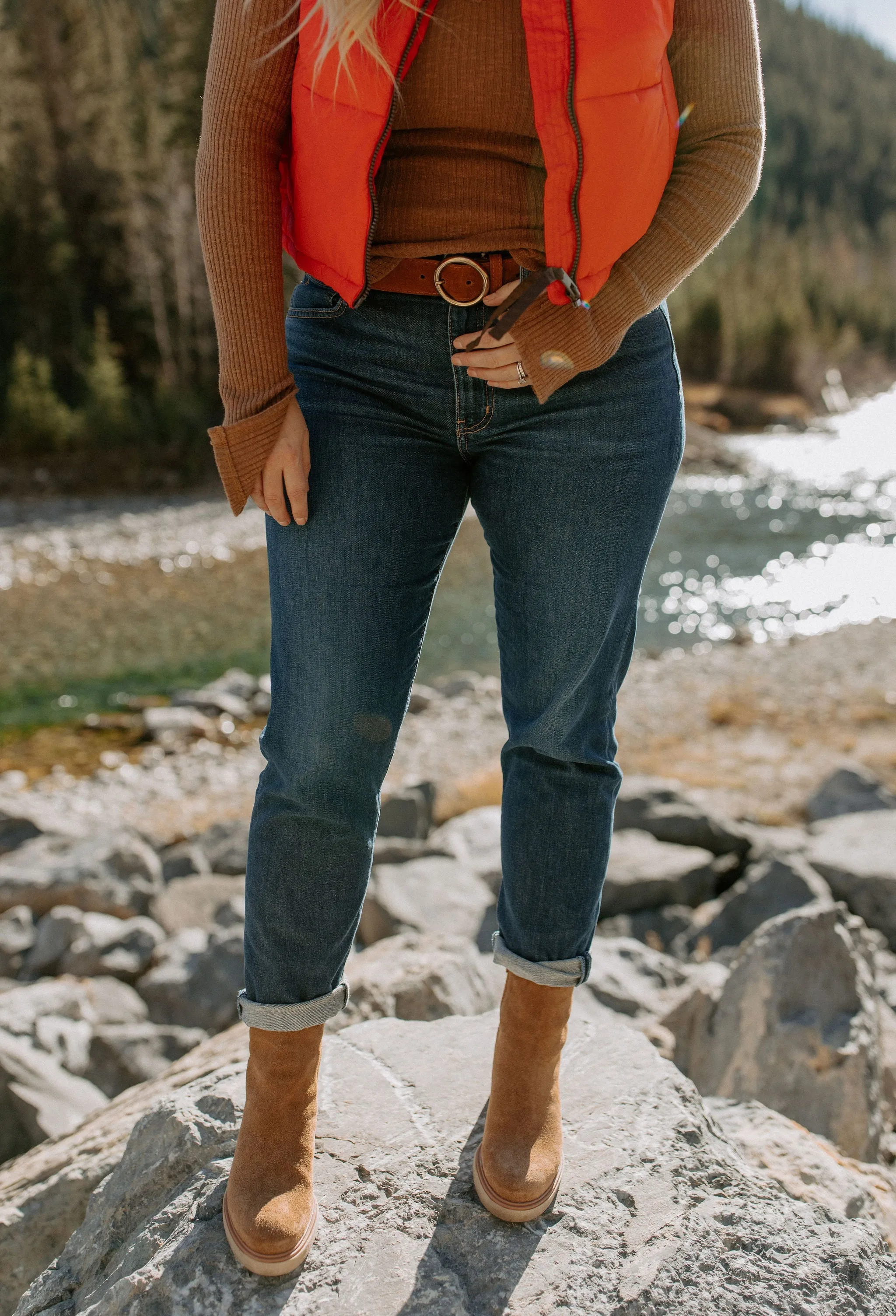 The Rose Suede Boot by Sister X Soeur - Tan