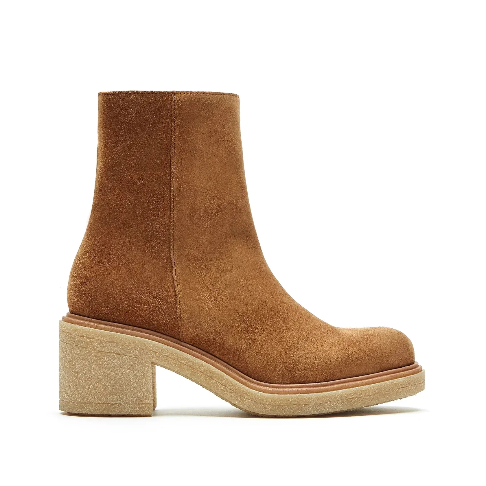 The Rose Suede Boot by Sister X Soeur - Tan